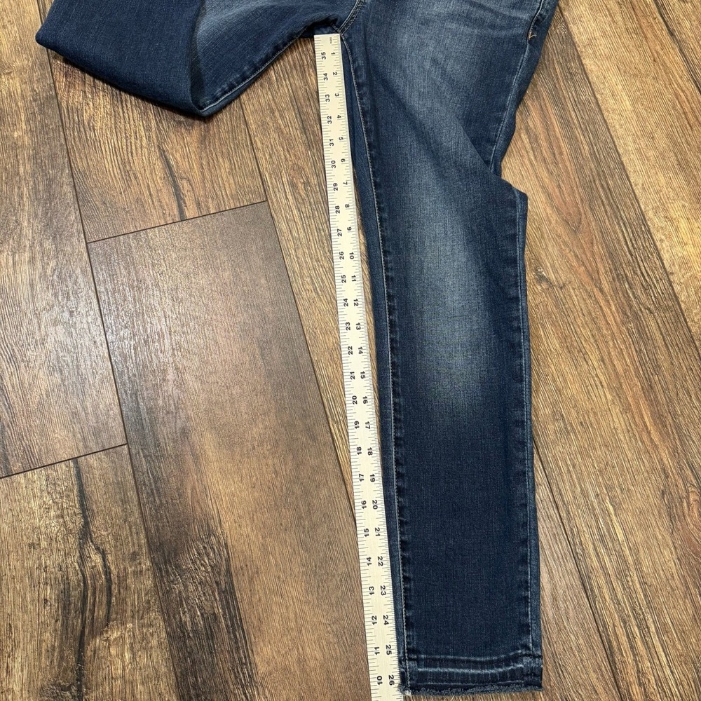 Articles of Society Mid Rise Release Hem Blue Denim Skinny Jeans Women's Size 28 - Picture 7 of 7